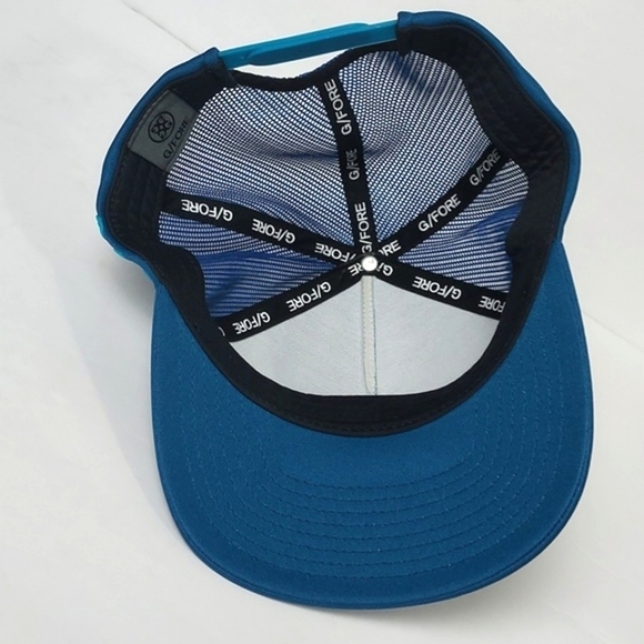 G/FORE Skull Trucker Hat Golf Cap Snapback Blue - Picture 6 of 16